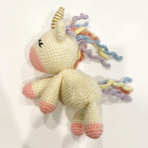 Crochet Unicorn Plush Toy - Picture 1 of 3
